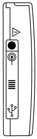 Περιγραφή Συσκευής Επάνω Πλευρά Οθόνη LCD Ηλεκτρόδιο Αριστερού Αντίχειρα Ηλεκτρόδιο εξιού Αντίχειρα Ρύθµιση Ηµ/νίας/Ώρας Κουµπί Έναρξης / ιακοπής / Εκκίνησης Κουµπί