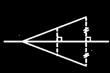 ΕΦΡΜΟΗ Έστω μια ευθεία ε και ένα τμήμα του οποίου το ένα άκρο είναι σημείο της ε. Να αποδειχθεί ότι το συμμετρικό του ως προς την ε είναι το τμήμα ' ίσο με το, όπου ' το συμμετρικό του ως προς την ε.