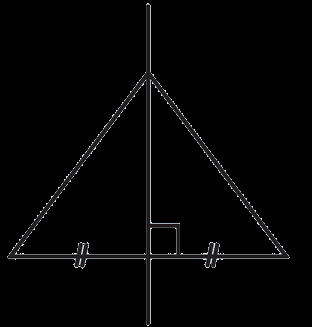 Τα τρίγωνα Δ και Δ έχουν =, Δ κοινή και 1 2 Δ=Δ, άρα (ΠΠΠ) είναι ίσα, οπότε 1 = 2, και Δ 1 = Δ 2. πό τις ισότητες 1 2 αυτές προκύπτει αντίστοιχα ότι η Δ Δ είναι διχοτόμος και ύψος.
