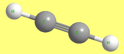 Τριπλός δεσμός C C Με αντίστοιχο τρόπο μπορούμε να περιγράψουμε τον σχηματισμό του τριπλού δεσμού στο ακετυλένιο 3 C C.