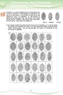 Στην Άσκηση 2γ, οι μαθητές/τριες καλούνται, αρχικά, να αναγνωρίσουν τον οργανισμό που αποικονίζεται στην καθεμιά από τις εικόνες του πίνακα και, στη συνέχεια, να γράψουν δίπλα από την κάθε εικόνα το
