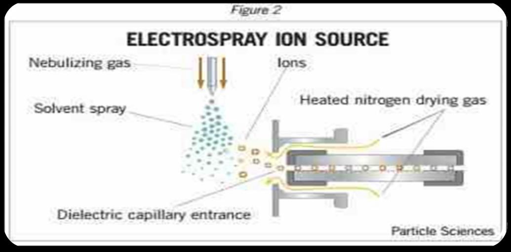 φάσματα αυτά λαμβάνονται σε διάταξη συζευγμένης (δίδυμης) (tandem) φασματομετρίας μαζών Electrospray Ionisation(ESI)