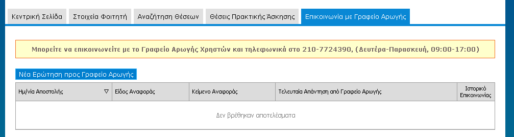 Επικοινωνία με το