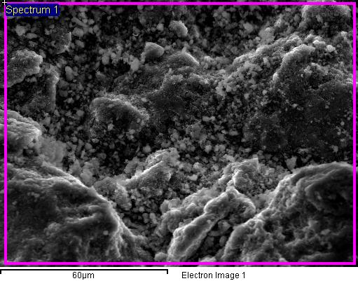 Element Weight% Atomic% B K 53.24 69.69 O K 10.28 9.09 Mg K 36.14 21.