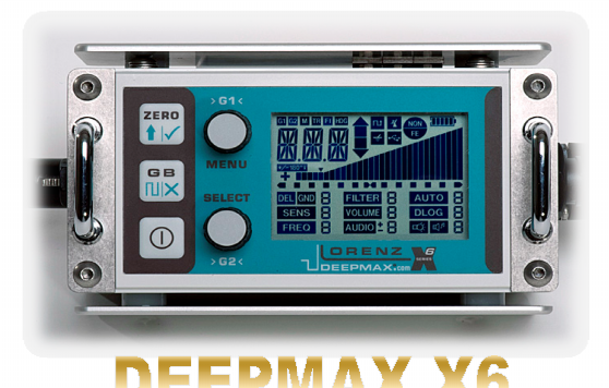 Οι ανιχνευτές DEEPMAX X5 & X6 έχουν την ίδια απόδοση.