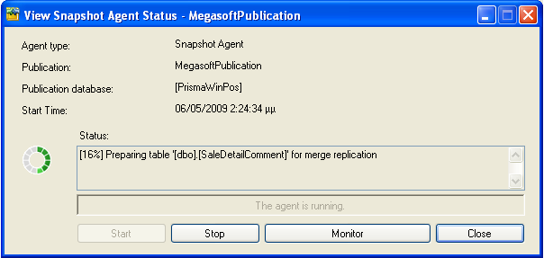 Από τον Object Explorer (αριστερά), ανοίγουµε το Replication και µετά το Local Publications, πατάµε δεξί κλικ απάνω στο