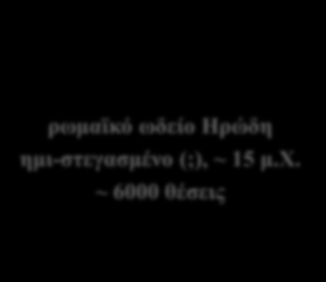 ~ 500(;) θέσεις ΩΔΕΙΟ ΠΕΡΙΚΛΗ ιστορική εξέλιξη σχεδιασμού στα θέατρα εξειδίκευση