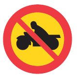 "Απαγορεύεται η είσοδος σε μηχανοκίνητα οχήματα εκτός των δίτροχων μοτοσικλετών.": Παρακάτω βλέπουμε τις διαφορές με το ελληνικό σήμα. -ΓΕΡΜΑΝΙΑ : Το αυτοκίνητο διατυπώνεται διαφορετικά.