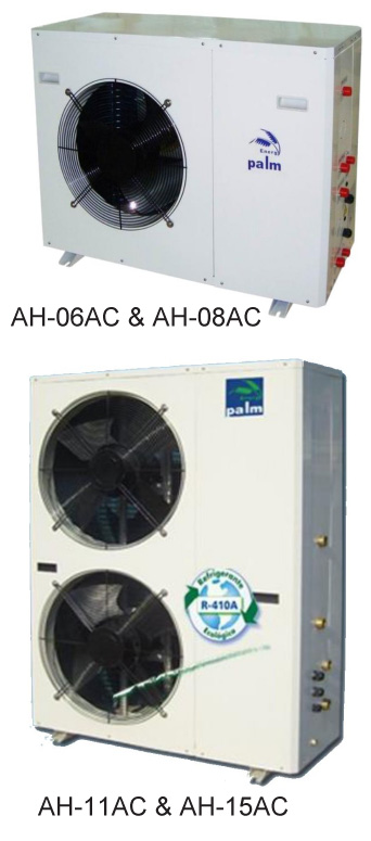 AH(P) ΑΝΤΛΙΑ ΘΕΡΜΟΤΗΤΑΣ DC INVERTER ΨΥΞΗΣ - ΘΕΡΜΑΝΣΗΣ (ΕΩΣ 60 ο C) Αντλία θερμότητας αέρα-νερού palm AH(P), DC Inverter ψύξης - θέρμανσης.