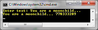 Παράδειγμα Ποια είναι η έξοδος του παρακάτω προγράμματος αν ο χρήστης εισάγει το αλφαριθμητικό: You are a moonchild...??? Ποιοι είπατε: You a 20??? Και ποιοι λέτε: You 20?