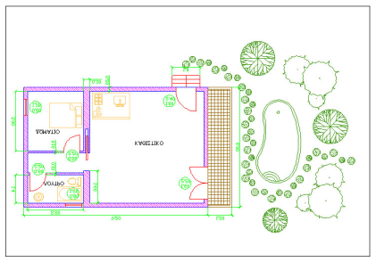 10. Σχεδίαση κάτοψης οικίας Εσωτερική διακόσμηση Διαμόρφωση περιβάλλοντος χώρου Σχολείο:... Τομέας... Τάξη/Τμήμα/Ειδικότητα... Μάθημα.