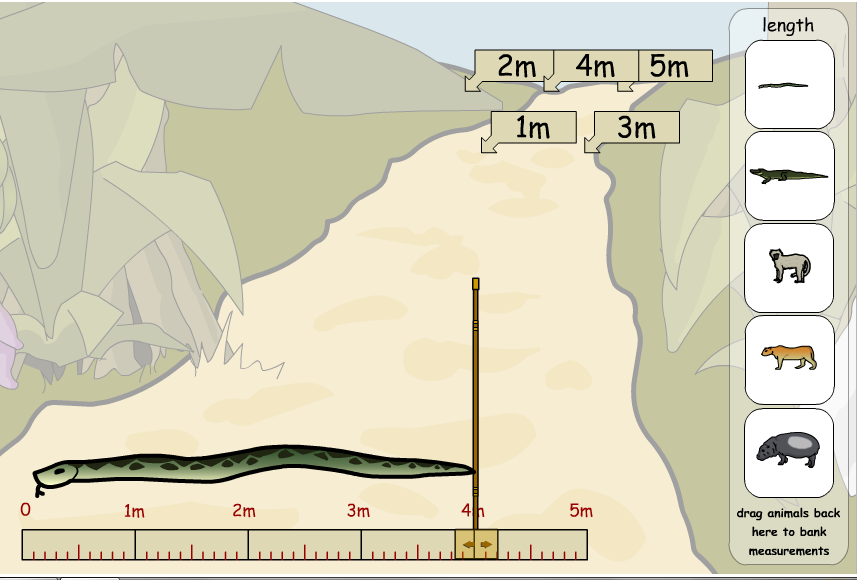 4.2 Ιστοσελίδα: http://www.iboard.co.uk/iwb/animal-height-labels-583 Τα παιδιά μετρούν και συγκρίνουν το ύψος διαφόρων ζώων. 4.