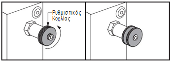 M21 Κίνηση Κεντροφορέα προς τα Εμπρός / M22 Κίνηση Κεντροφορέα προς τα Πίσω Τα M21 και M22 τοποθετούν τον κεντροφορέα.