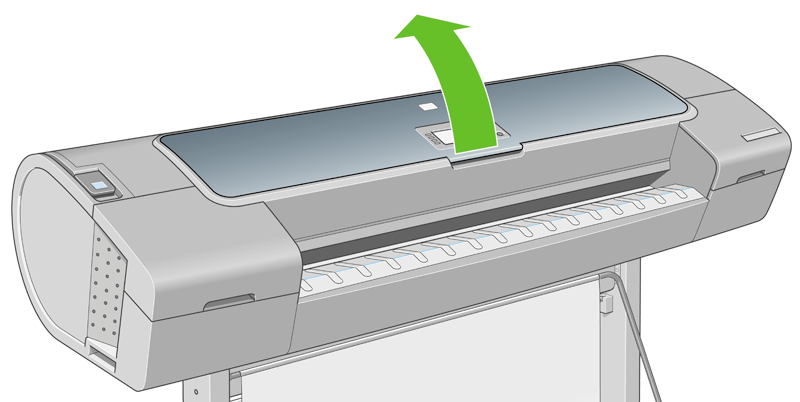 8 Αντιµετώπιση προβληµάτων χαρτιού Το χαρτί έχει µπλοκαριστεί Όταν παρουσιαστεί εµπλοκή χαρτιού, συνήθως προβάλλεται το µήνυµα Possible paper jam (Πιθανή εµπλοκή χαρτιού) στην οθόνη του µπροστινού