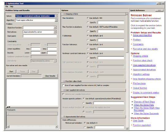 3.3 MATLAB και Optimization Toolbox 3.3.1 Γενικά Όπως αναφέρθηκε και παραπάνω, προκειμένου να επιτευχθεί τόσο η βαθμονόμηση όσο κι η βελτιστοποίηση του υδροσυστήματος του Νέστου, αναπτύχθηκε ένας