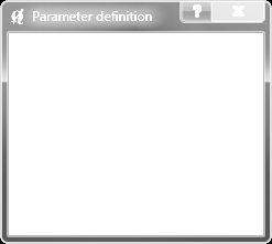 3. Ένα παράθυρο διαλόγου Parameter definition θα ανοίξε. Εισάγετε το Input ως Parameter name και επιλέξτε Yes στο Required. Κάντε κλικ OK. 4.