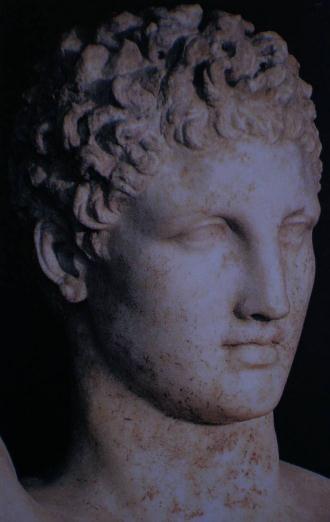 Τοιχογραφία από την Πομπηία με τον αγαλματικό