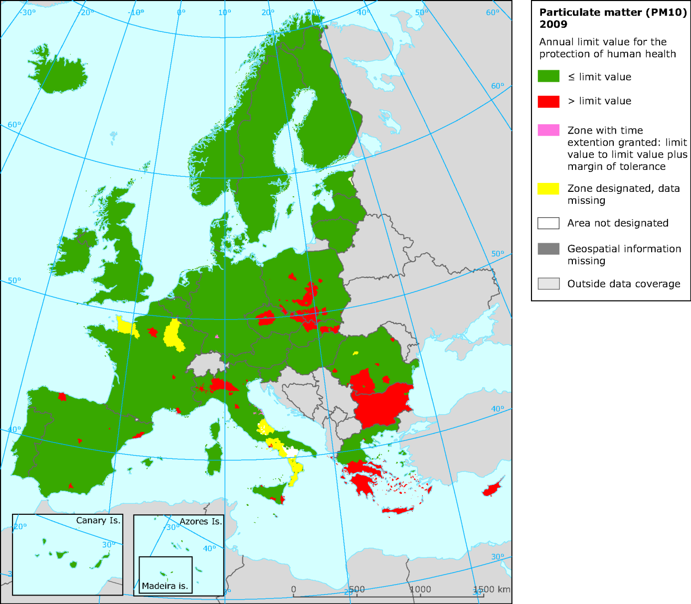 10 Εικόνα 1.4: Σωματίδια (ΑΣ 10 ) 2009.