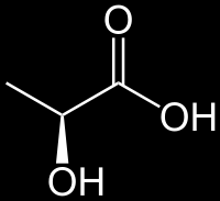 ΠΟΛΥ(ΓΑΛΑΚΤΙΚΟ ΟΞΥ) Σχήμα 1-1 D και L μορφές του γαλακτικού οξέος [2] Το ρακεμικό μίγμα του γαλακτικού οξέος (D,L-γαλακτικό οξύ) είναι ιδιαίτερα υγροσκοπικό και διατίθεται στο εμπόριο υπό μορφή