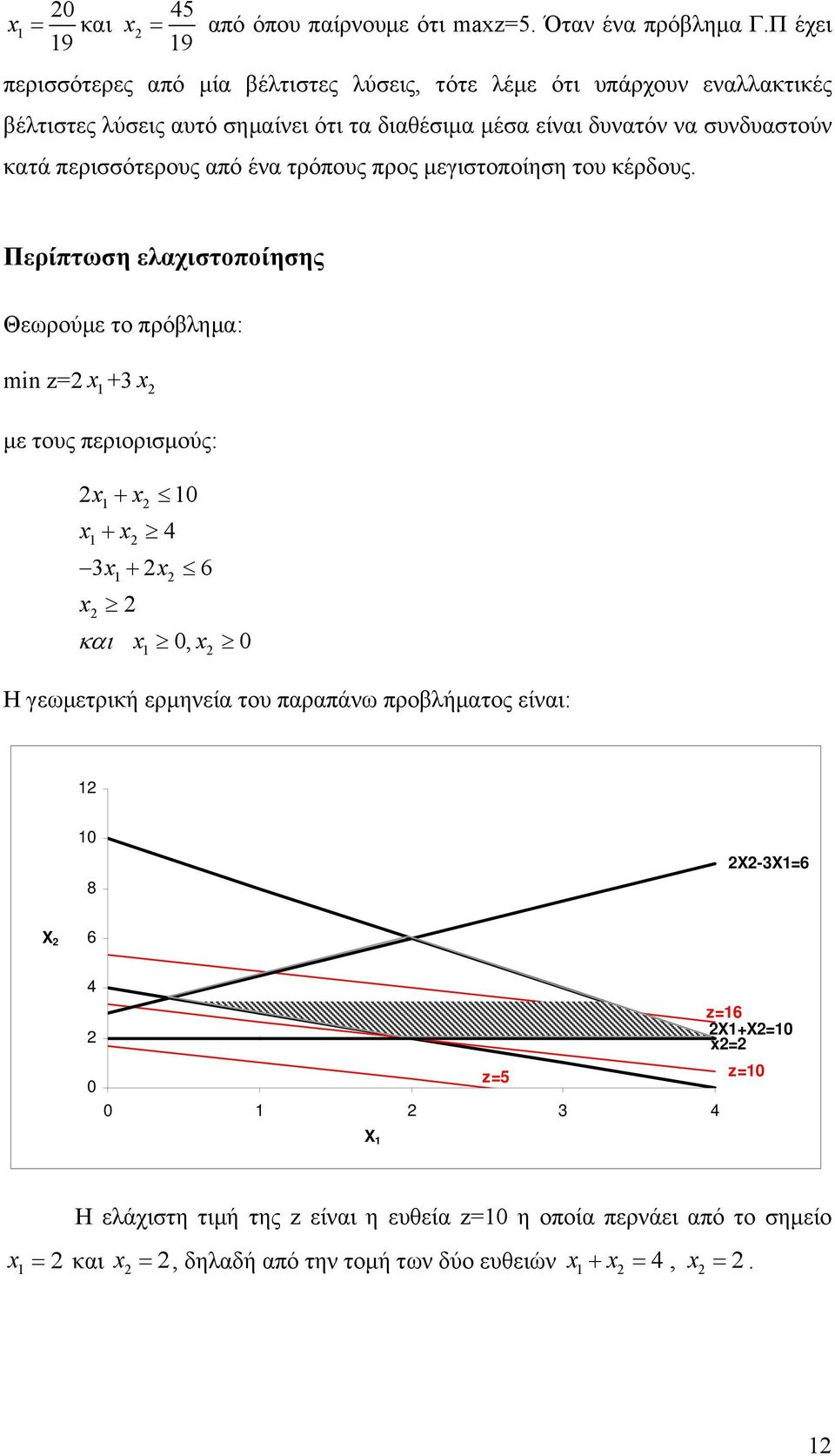 κατά περισσότερους από ένα τρόπους προς μεγιστοποίηση του κέρδους.