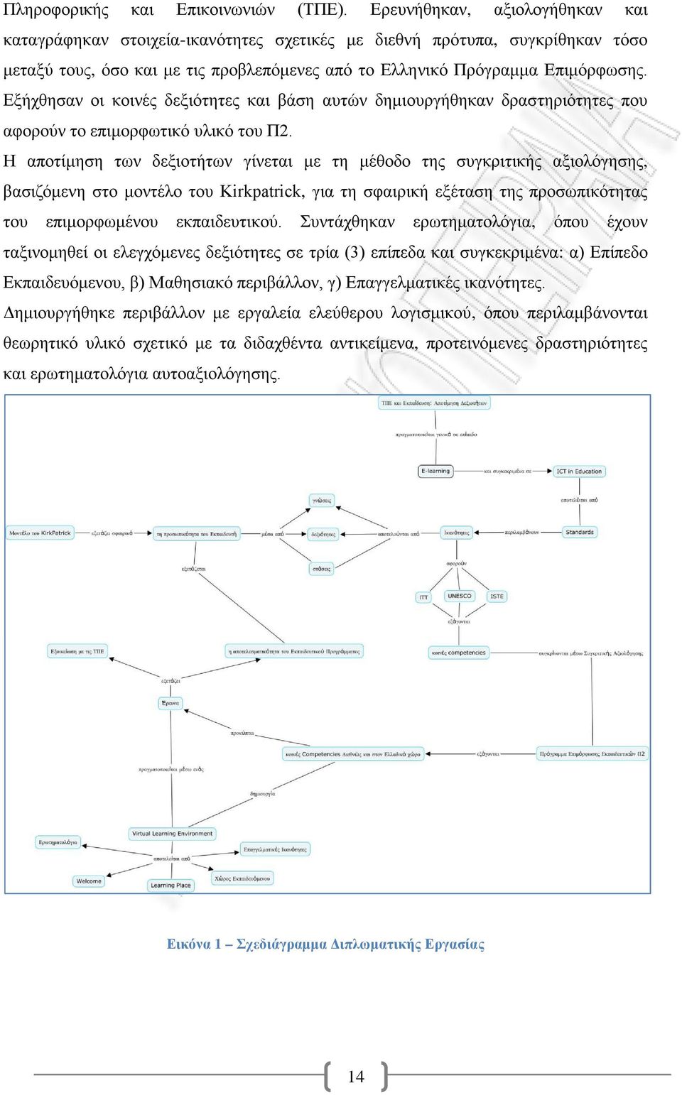 Εξήχθησαν οι κοινές δεξιότητες και βάση αυτών δημιουργήθηκαν δραστηριότητες που αφορούν το επιμορφωτικό υλικό του Π2.