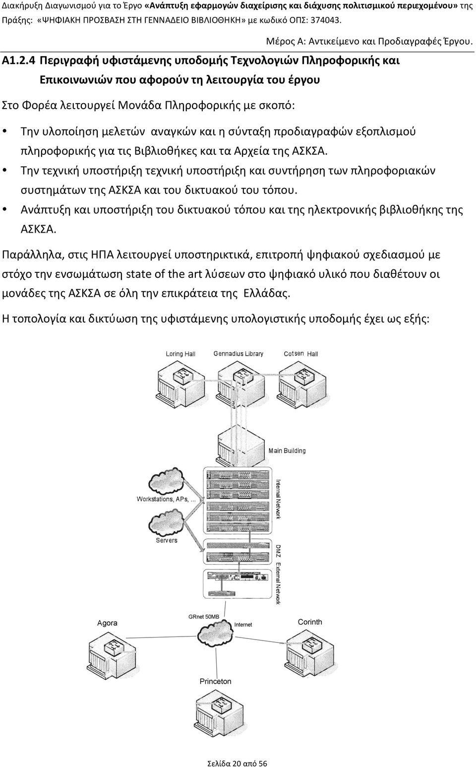 Την τεχνική υποστήριξη τεχνική υποστήριξη και συντήρηση των πληροφοριακών συστημάτων της ΑΣΚΣΑ και του δικτυακού του τόπου.