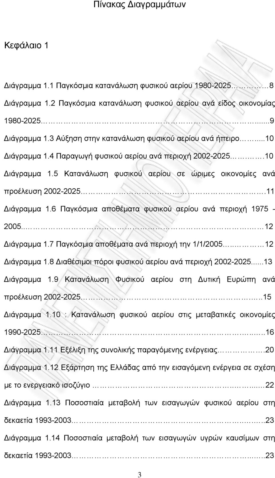 11 ιάγραµµα 1.6 Παγκόσµια αποθέµατα φυσικού αερίου ανά περιοχή 1975-2005... 12 ιάγραµµα 1.7 Παγκόσµια αποθέµατα ανά περιοχή την 1/1/2005.. 12 ιάγραµµα 1.8 ιαθέσιµοι πόροι φυσικού αερίου ανά περιοχή 2002-2025.