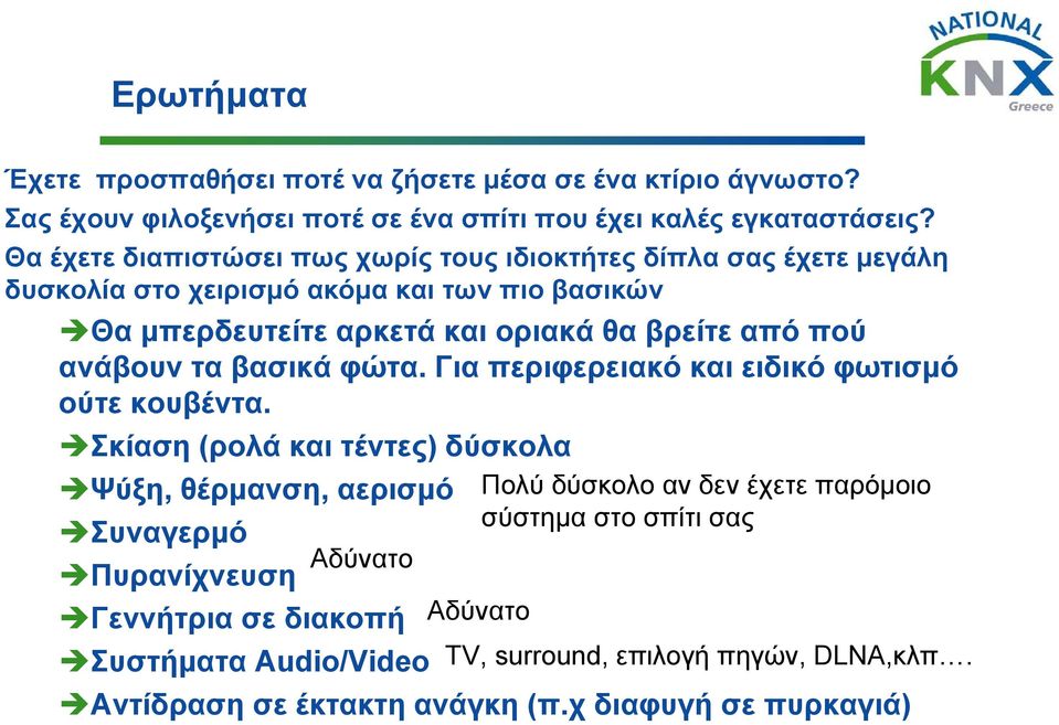 πού ανάβουν τα βασικά φώτα. Για περιφερειακό και ειδικό φωτισμό ούτε κουβέντα.
