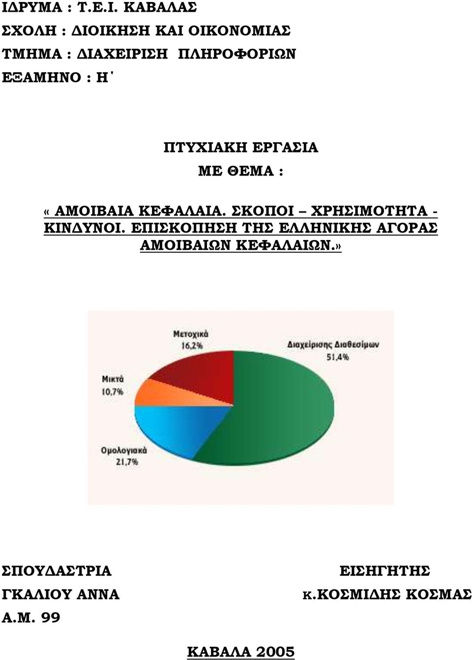 ΣΚΟΠΟΙ ΧΡΗΣΙΜΟΤΗΤΑ - ΚΙΝΔΥΝΟΙ.