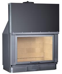 Atraflam 900 SF Το Atraflam 900 SF είναι εξοπλισμένο με την ανυψωτική πόρτα. Ο μοντέρνος και κομψός σχεδιασμός κάνει το ένθετο να ταιριάζει ωραία με τα κλασικά καθώς και μοντέρνα δωμάτια.
