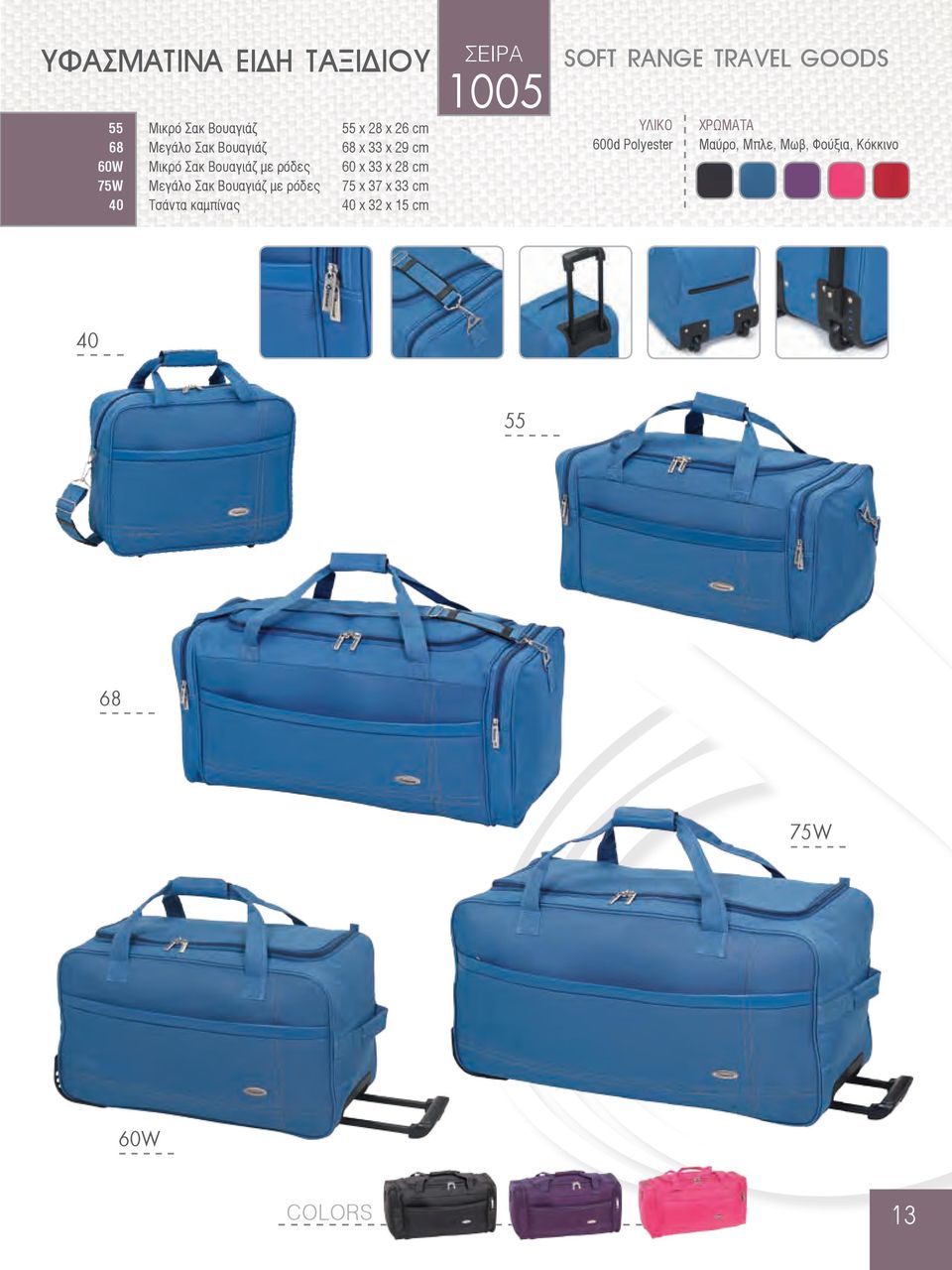 x 26 cm 68 x 33 x 29 cm 60 x 33 x 28 cm 75 x 37 x 33 cm 40 x 32 x 15 cm 1005