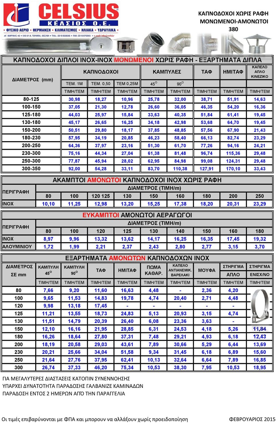 0,50 ΤΕΜ 0,25Μ 45 Ο 90 Ο /ΤΕΜ /ΤΕΜ /ΤΕΜ /ΤΕΜ /ΤΕΜ /ΤΕΜ /ΤΕΜ /ΤΕΜ 30,98 18,27 10,96 25,78 32,00 38,71 51,91 14,63 37,05 21,30 12,78 26,60 36,05 46,35 54, 16,36 44,03 25,97 15,84 33,63 40,35 51,84