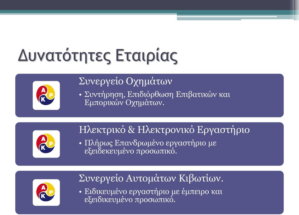 Ηλεκτρικό & Ηλεκτρονικό Εργαστήριο Πλήρως Επανδρωμένο εργαστήριο με