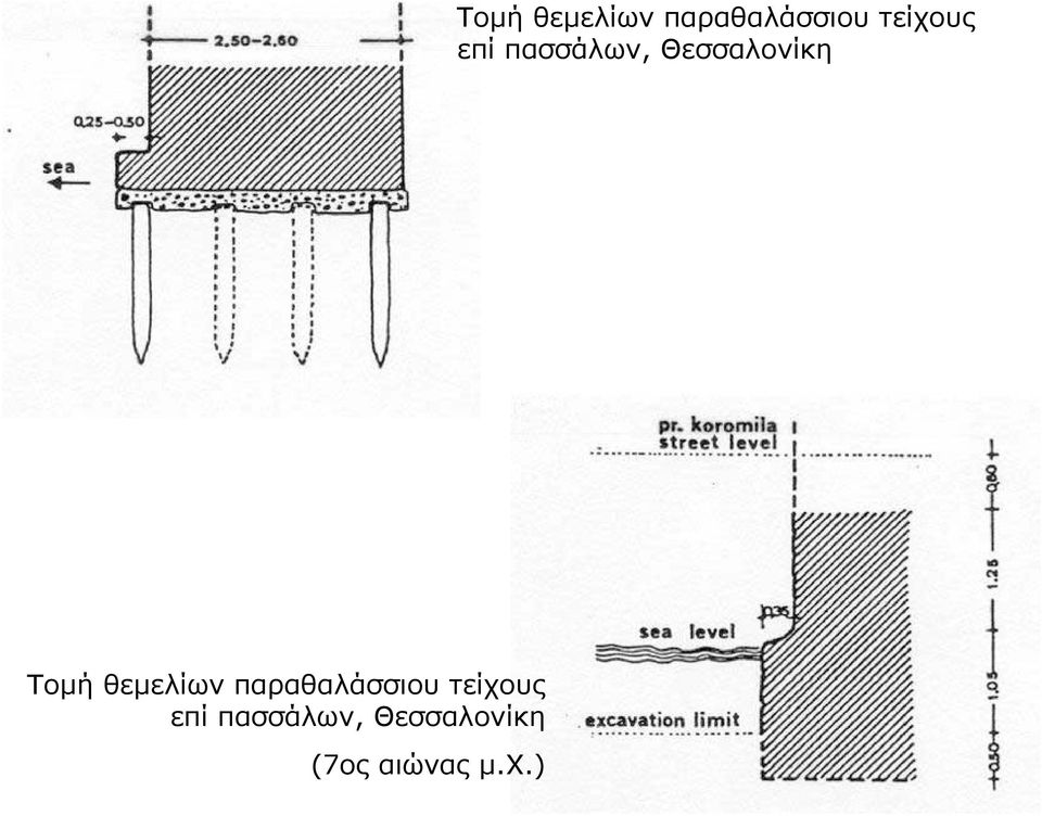 πασσάλων, Θεσσαλονίκη (7ος αιώνας μ.