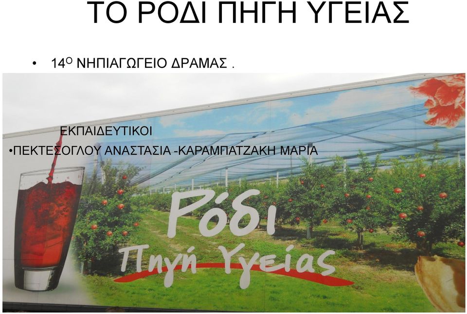 ΕΚΠΑΙΔΕΥΤΙΚΟΙ