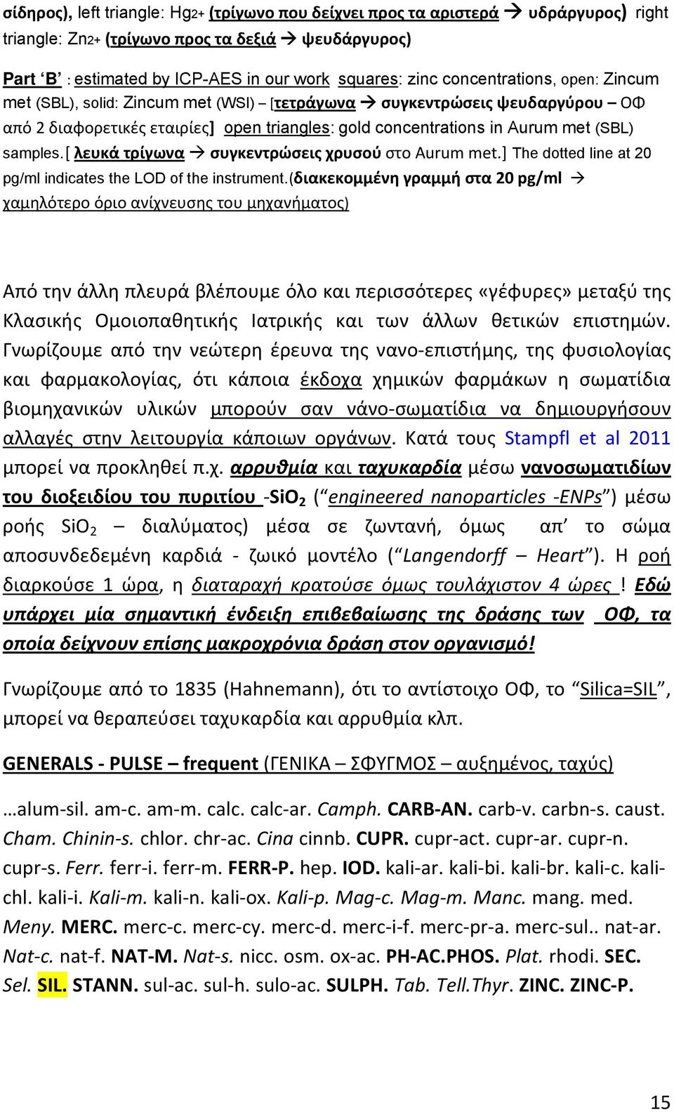 [ λευκά τρίγωνα συγκεντρώσεις χρυσού στο Aurum met.] The dotted line at 20 pg/ml indicates the LOD of the instrument.