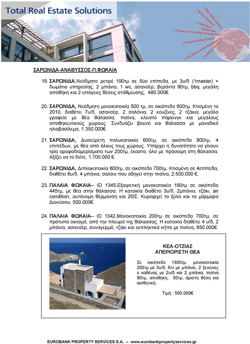 ΣΑΡΩΝΙΔΑ, Νεόδμητη μονοκατοικία 500 τμ, σε οικόπεδο 600τμ.