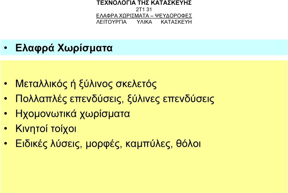 ξύλινος σκελετός Πολλαπλές επενδύσεις, ξύλινες επενδύσεις