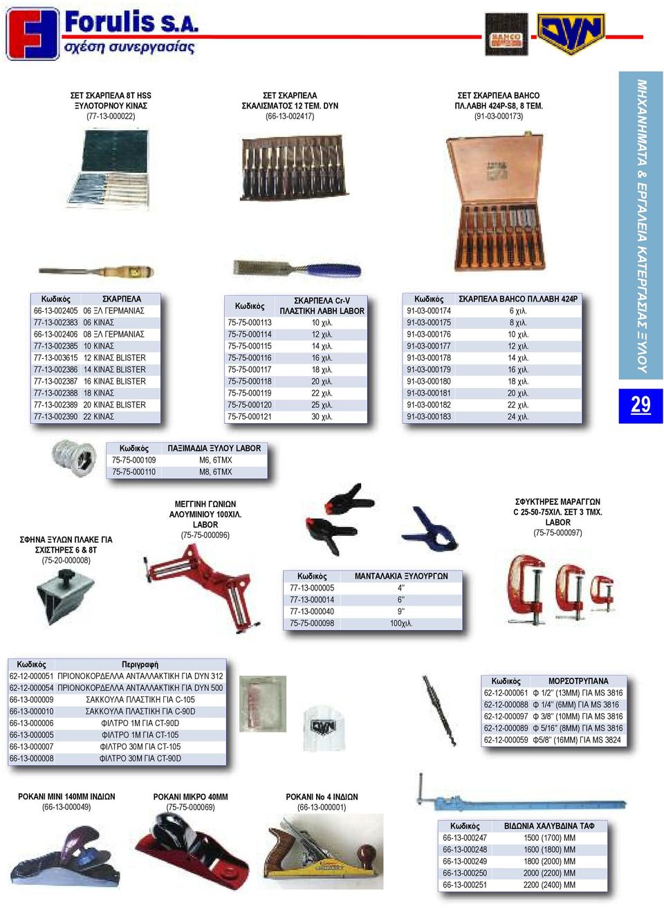 DYN (66-13-002417) ΣΚΑΡΠΕΛΑ Cr-V ΠΛΑΣΤΙΚΗ ΛΑΒΗ LABOR 75-75-000113 10 χιλ. 75-75-000114 12 χιλ. 75-75-000115 14 χιλ. 75-75-000116 16 χιλ. 75-75-000117 18 χιλ. 75-75-000118 20 χιλ. 75-75-000119 22 χιλ.