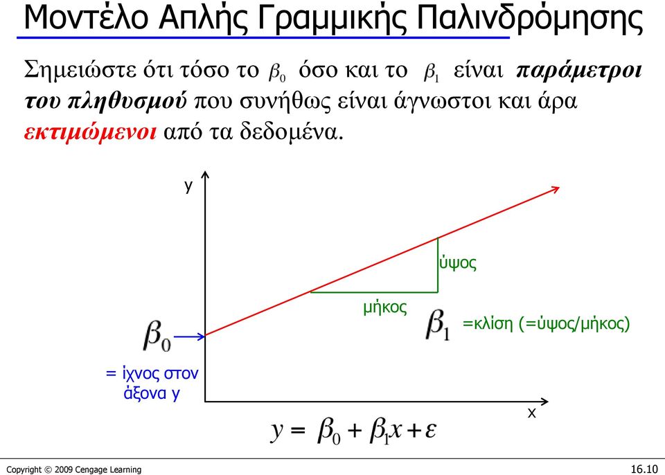 και άρα εκτιμώμενοι από τα δεδομένα.