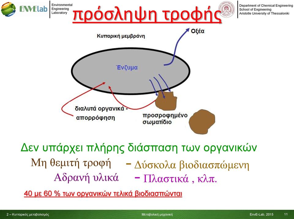 40 με 60 % των οργανικών τελικά