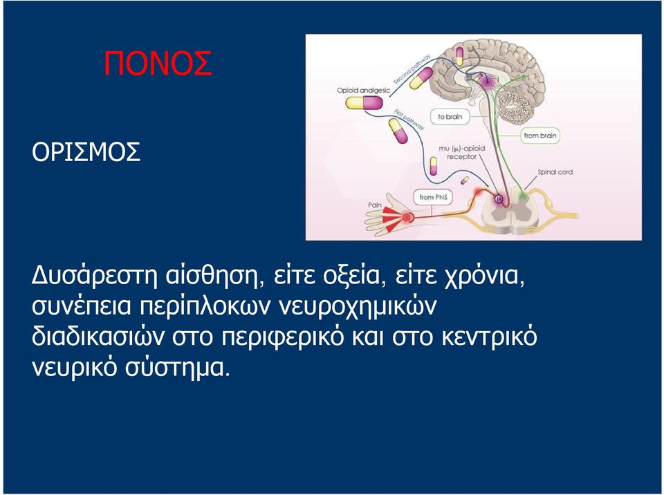 περίπλοκων νευροχημικών διαδικασιών