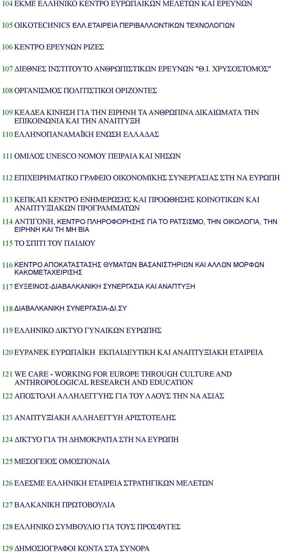 ΩΝ ΜΕΛΕΤΩΝ ΚΑΙ 