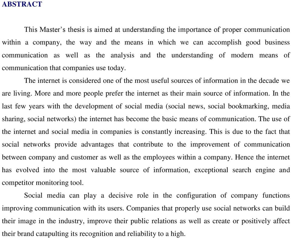 More and more people prefer the internet as their main source of information.