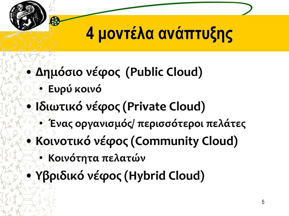 περισσότεροι πελάτες Κοινοτικό νέφος (Community Cloud)