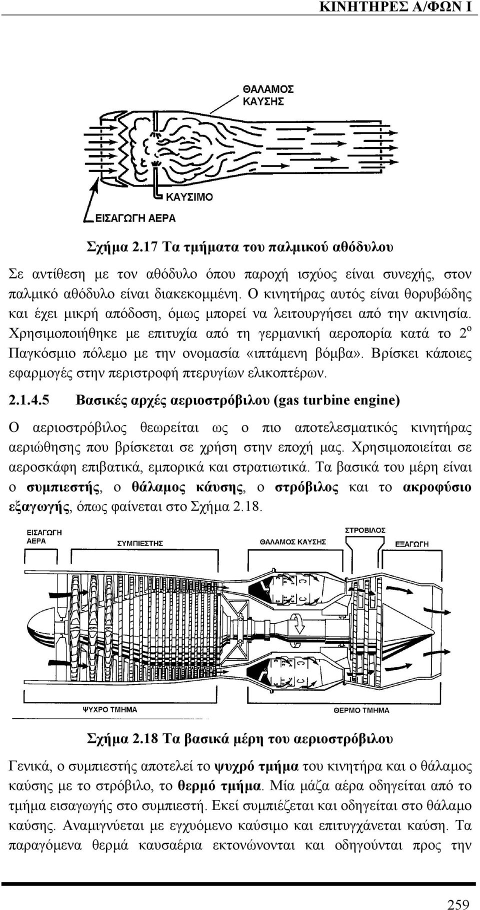 Χρησιµοποιήθηκε µε επιτυχία από τη γερµανική αεροπορία κατά το 2 ο Παγκόσµιο πόλεµο µε την ονοµασία «ιπτάµενη βόµβα». Βρίσκει κάποιες εφαρµογές στην περιστροφή πτερυγίων ελικοπτέρων. 2.1.4.