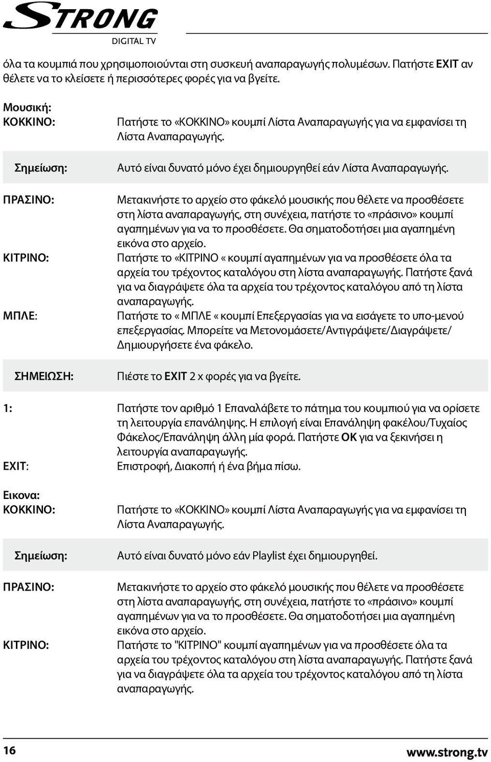 Αυτό είναι δυνατό μόνο έχει δημιουργηθεί εάν Λίστα Αναπαραγωγής.