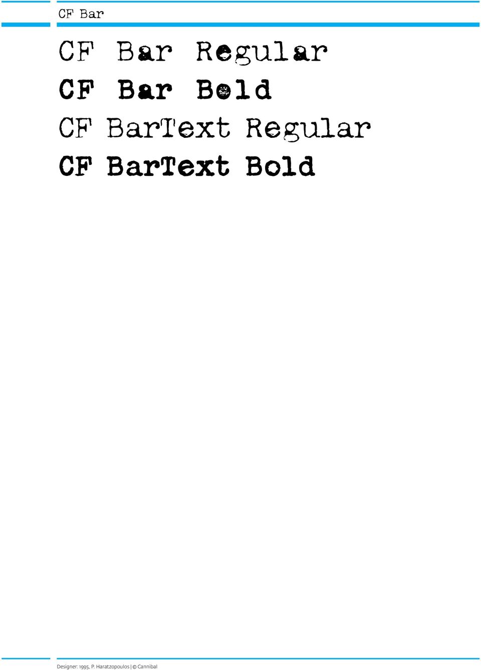 BarText Regular