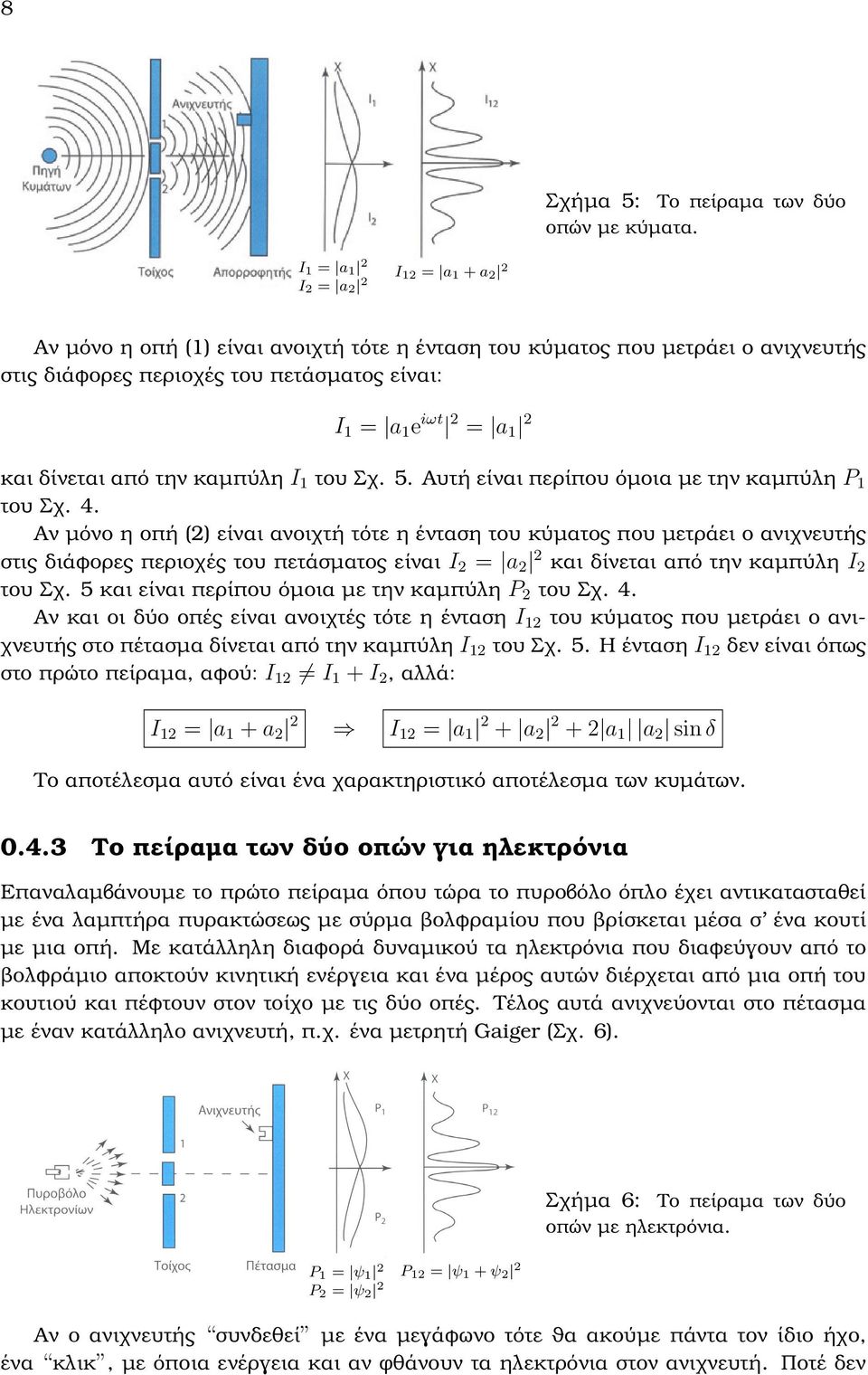 και δίνεται από την καµπύλη I 1 του Σχ. 5. Αυτή είναι περίπου όµοια µε την καµπύλη P 1 του Σχ. 4.