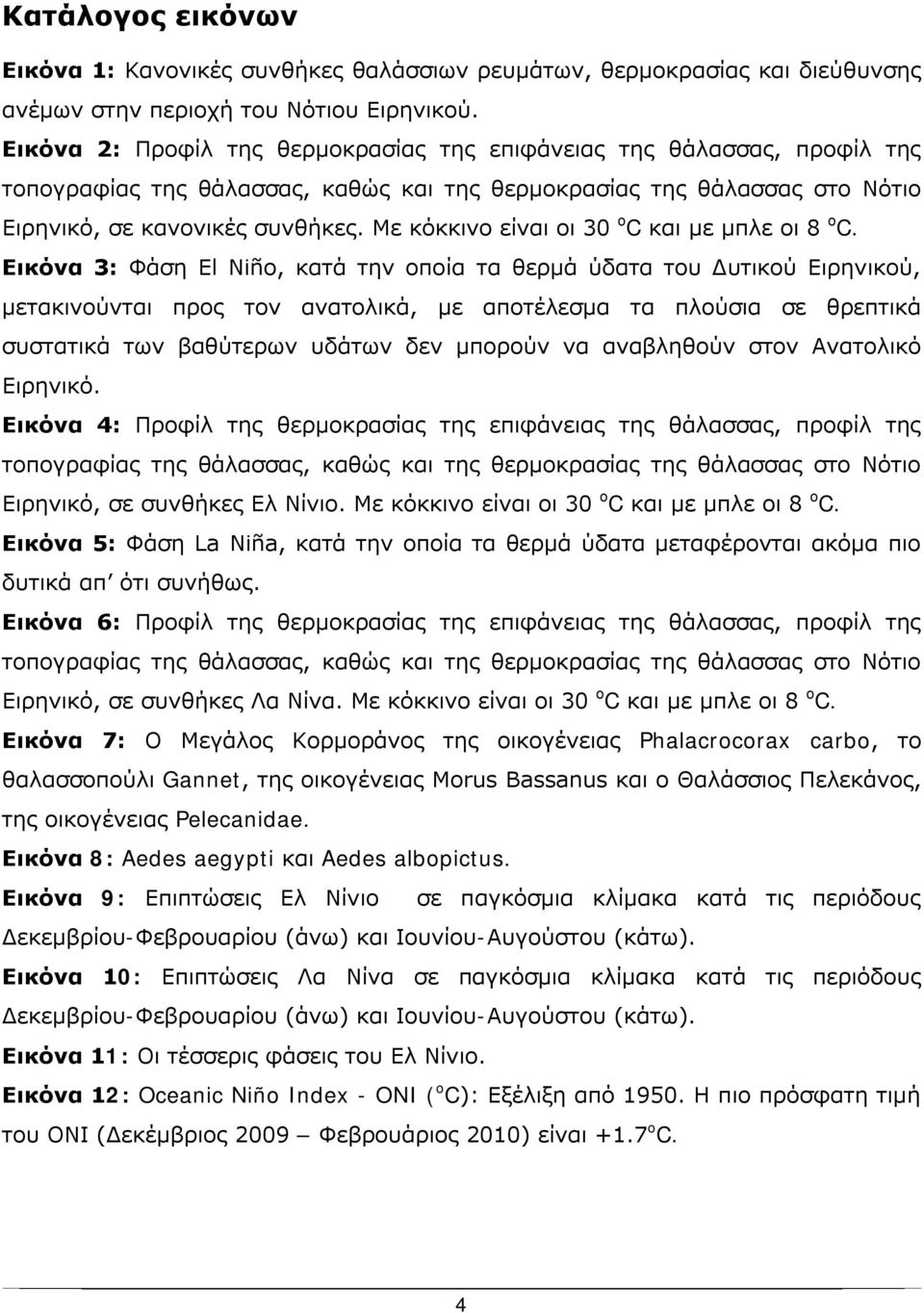 Με κόκκινο είναι οι 30 ο C και με μπλε οι 8 ο C.